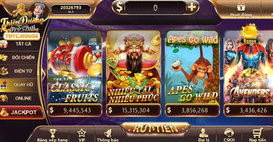 Thế giới Slot game đa dạng với Jackpot khủng